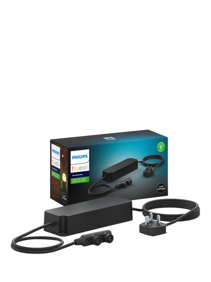 Philips Hue Low Voltage 100W Outdoor Power Supply, Black
