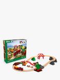 BRIO World Animal Farm Wooden Train Set, FSC-Certified (Beech)