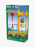 BRIO World Light Up Construction Crane, FSC-Certified (Beech)