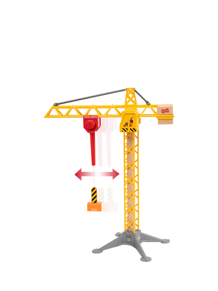 BRIO World Light Up Construction Crane, FSC-Certified (Beech) - view 2, Multi