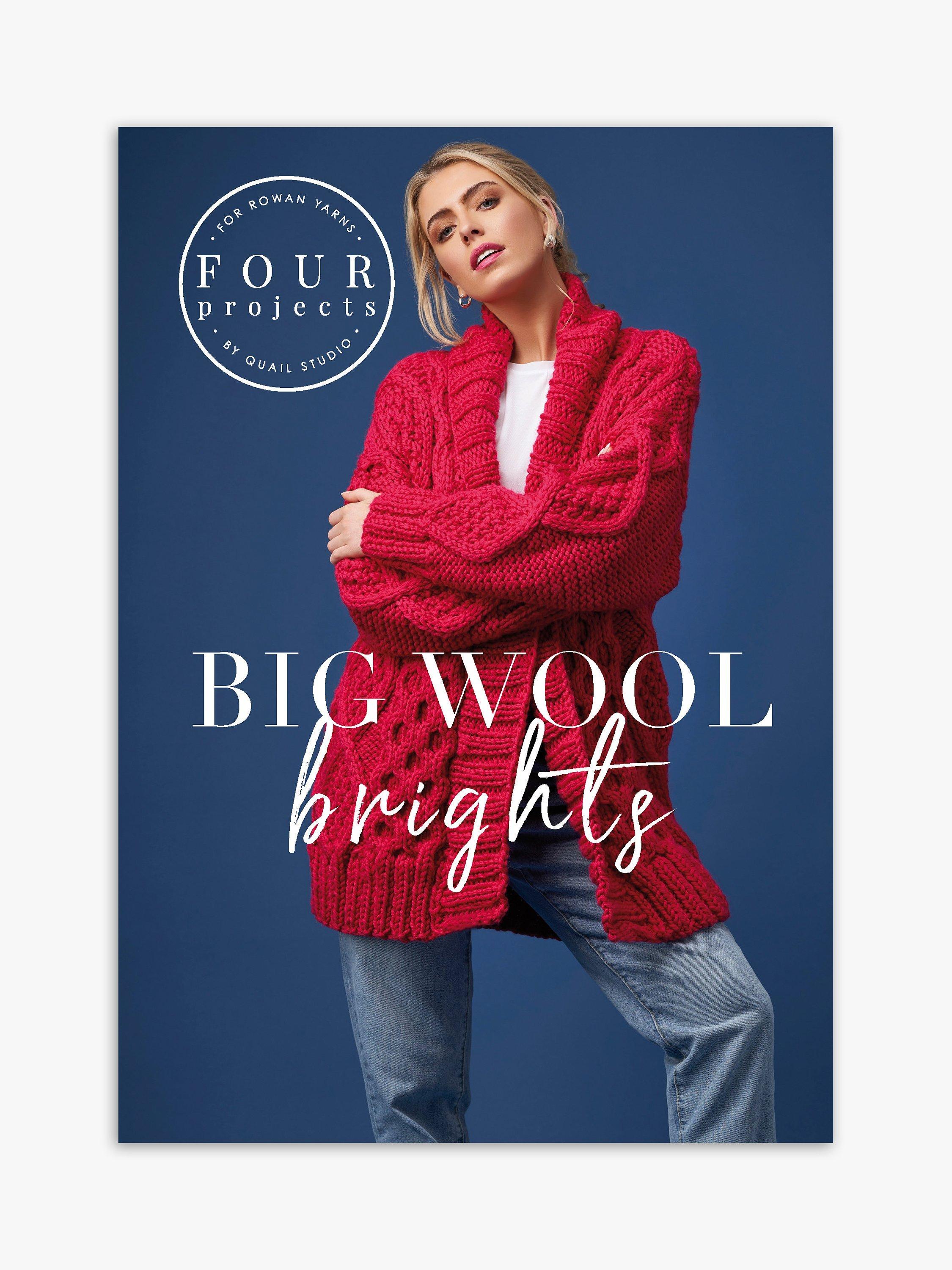 Rowan Big Wool Brights 4 Projects Knitting Pattern Booklet
