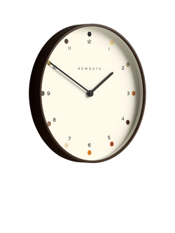 Newgate Clocks Mr Clarke Analogue Wall Clock, 40.5cm, Brown - view 2, Brown