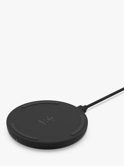 Belkin 10W Qi Wireless Charging Pad with Power Supply - view 2, Black