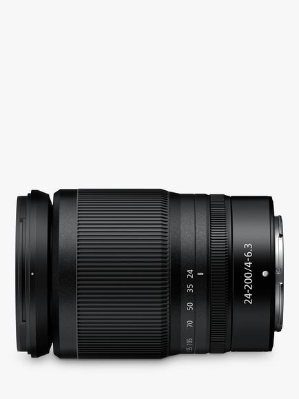 Nikon Z NIKKOR 24-200mm f/4-6.3 VR Telephoto Zoom Lens - view 2, Black