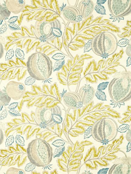 Sanderson Cantaloupe Furnishing Fabric, Sumac/Sage