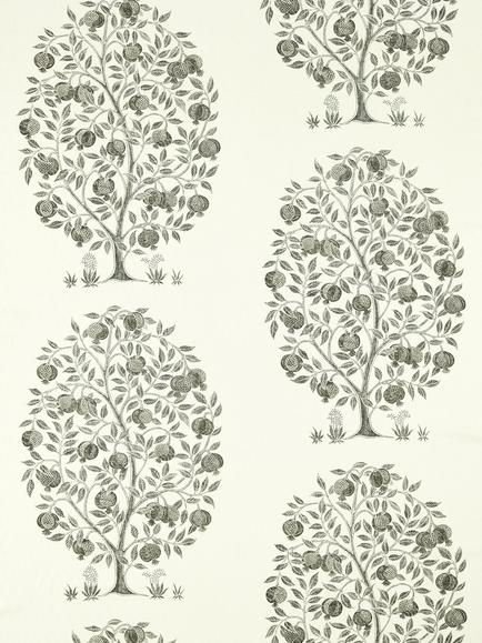 Sanderson Anaar Tree Furnishing Fabric, Charcoal