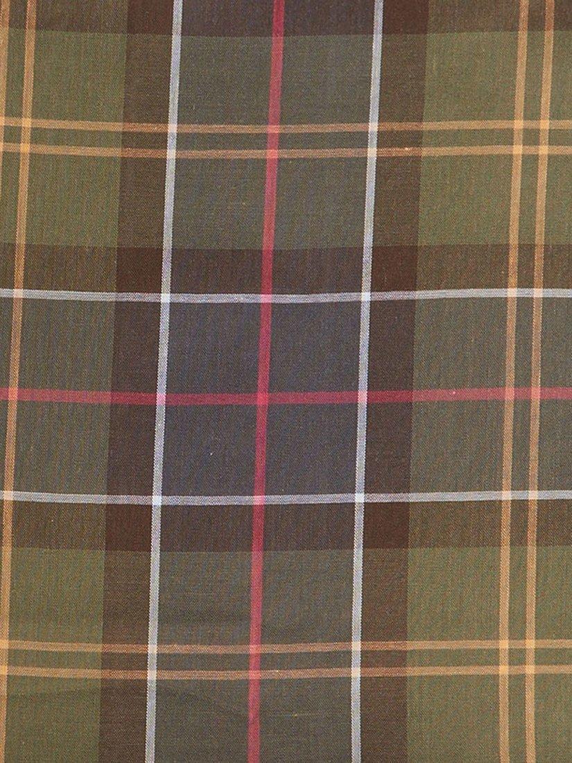Product image 5 of 6, which shows Barbour Tartan Check Cotton Handkerchiefs, Pack Of 3, Green/Beige
