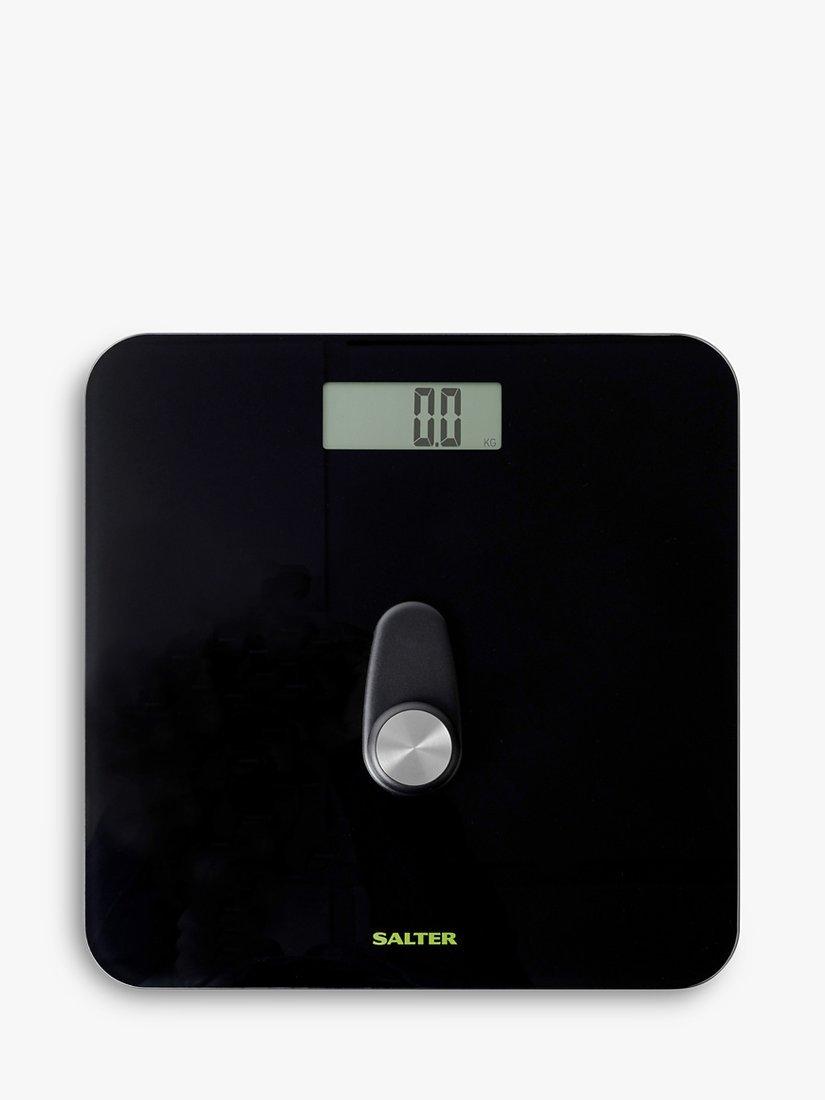 Salter Eco Push-To-Power Digital Bathroom Scale, Black