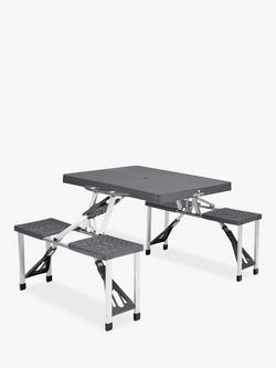 Easy Camp Toulouse Folding Picnic Table, Grey, Grey