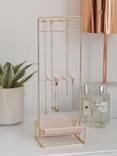Stackers Jewellery Hanger, Gold/Blush Pink
