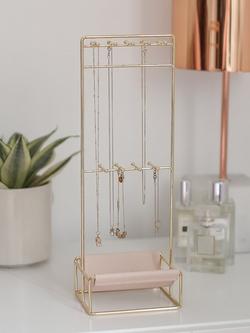 Stackers Jewellery Hanger - view 2, Gold/Blush Pink
