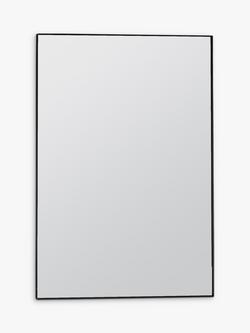 Gallery Direct Hurston Rectangular Metal Frame Wall Mirror, Black