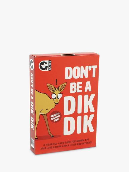 Ginger Fox Don't Be A Dik-Dik Adult Party Game, Multi