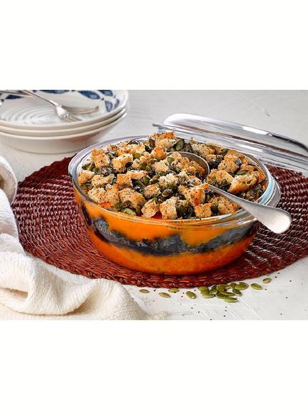 Pyrex Essentials Glass Casserole, 1.6L, Clear - view 2, Clear