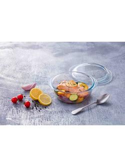 Pyrex Essentials Glass Casserole, 1.1L, Clear - view 2, Clear