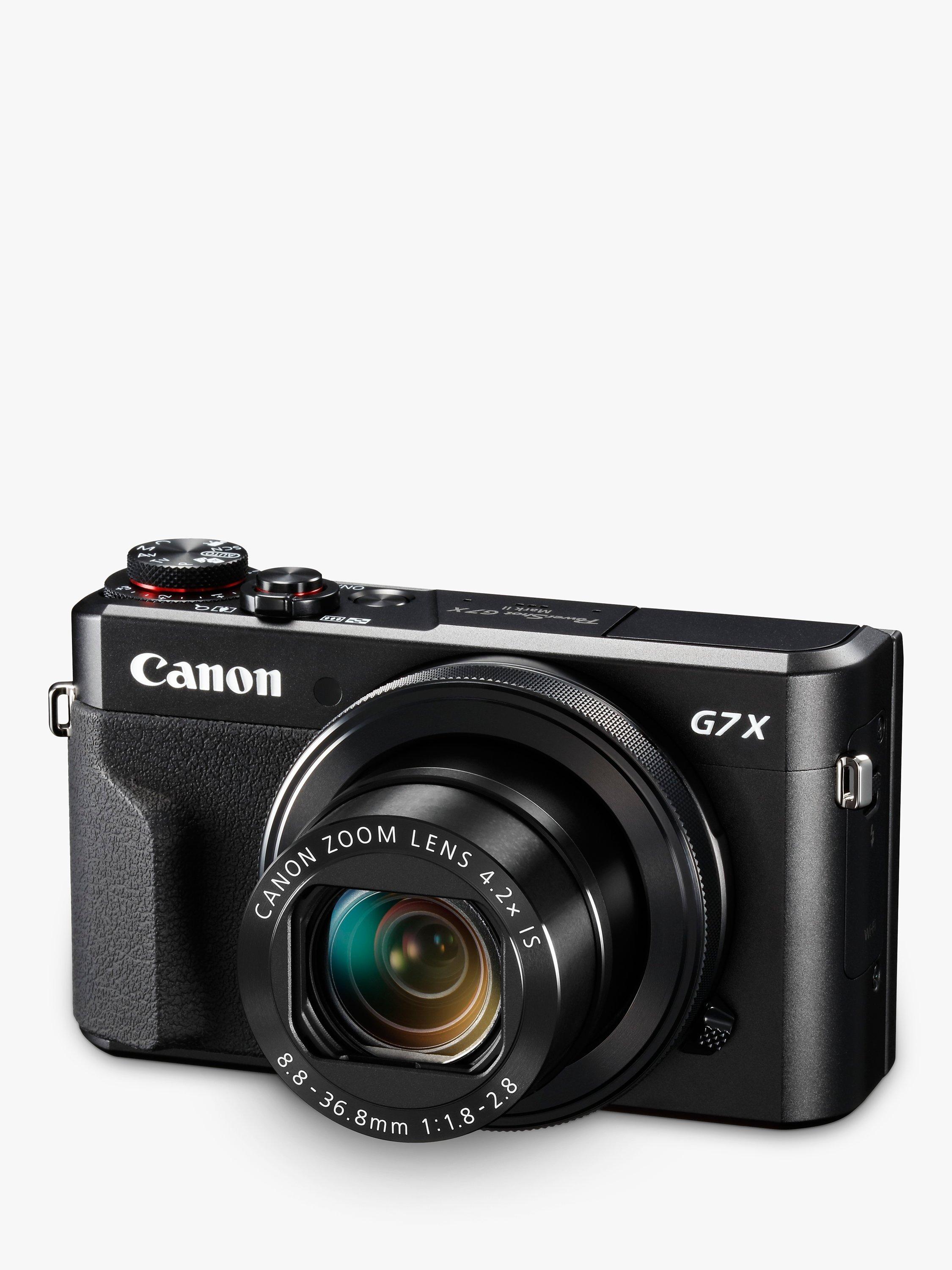 Canon PowerShot G7 X Mark II Digital Camera, HD 1080p, 20MP, 4.2X Optical Zoom, DIGIC 7 Processor, NFC, Wi-Fi, 3” LCD Screen, Vlogger Kit with Joby Gorillapod & Memory Card Canon PowerShot G7 X Mark II Digital Camera, HD 1080p, 20MP, 4.2X Optical Zoom, DIGIC 7 Processor, NFC, Wi-Fi, 3” LCD Screen, Vlogger Kit with Joby Gorillapod & Memory Card