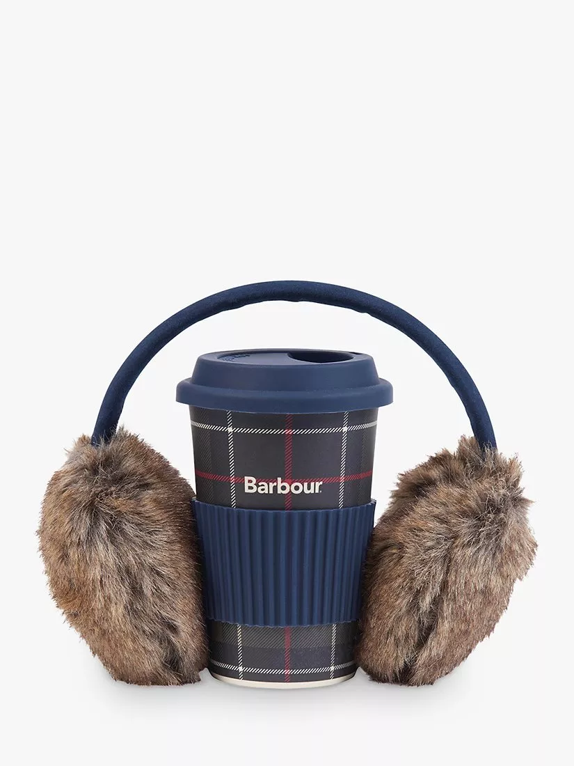 Barbour Ear Muffs Mug Gift Set