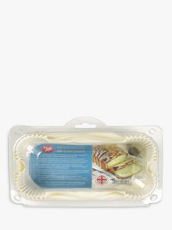 Tala Non-Stick Greaseproof Siliconised 2lb Loaf Tin Liners, Pack of 40, White - view 2, White