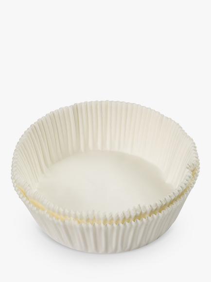 Tala Non-Stick Greaseproof Siliconised Round Cake Tin Liners, Pack of 50, 18cm, White, White
