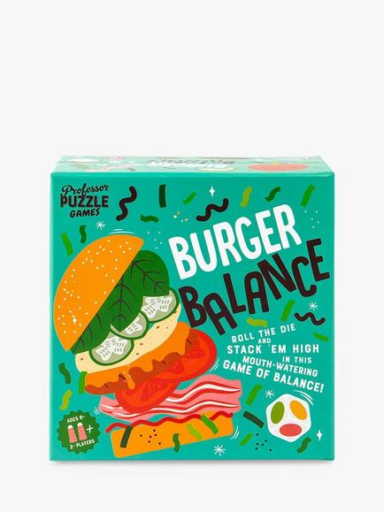 Professor Puzzle Burger Balance Party Game, Multi