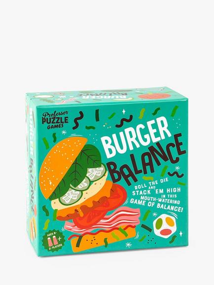 Professor Puzzle Burger Balance Party Game - view 2, Multi
