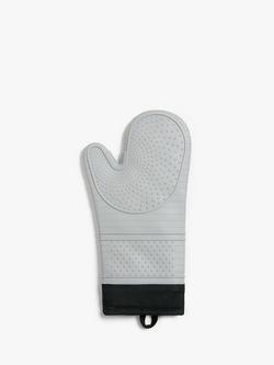 John Lewis Silicone Oven Mitt, Grey