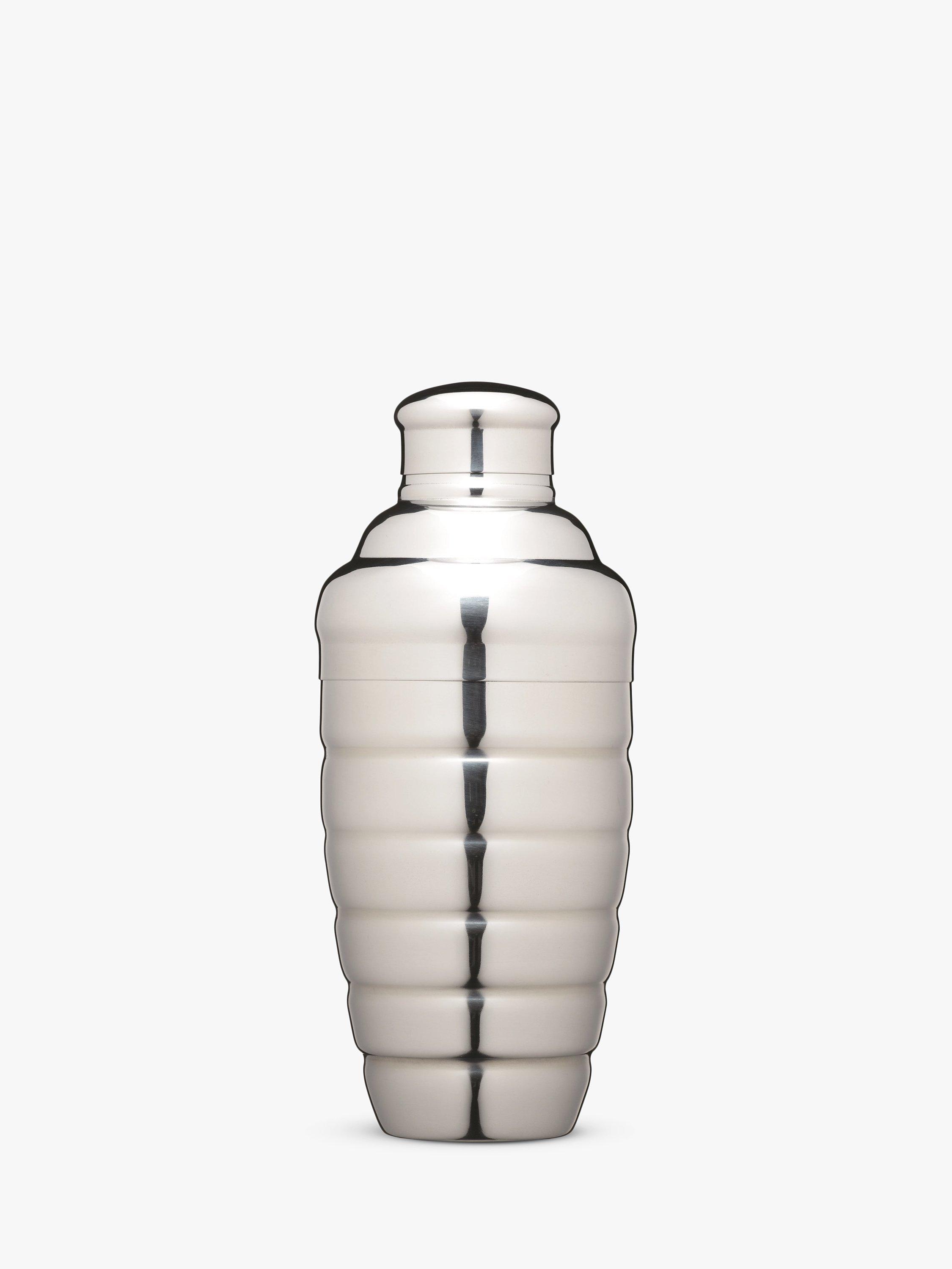 Kitchen Craft BarCraft Stainless Steel Cocktail Shaker & Strainer, 500ml, Silver