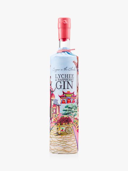 Copper in the Clouds Lychee & Raspberry Gin, 70cl, Multi
