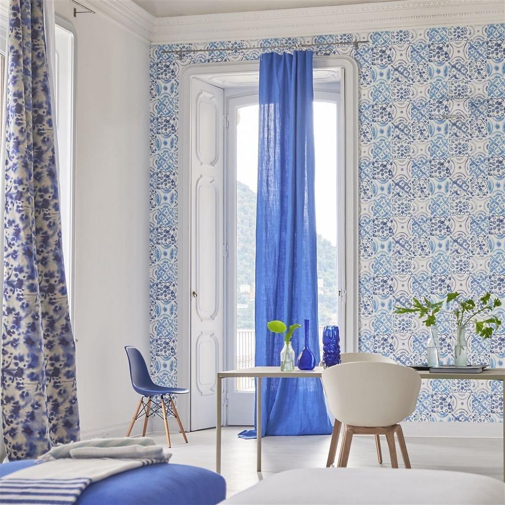 Designers Guild Brera Lino Furnishing Fabric, Lagoon