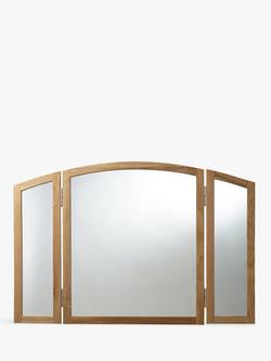 John Lewis Essence Gallery Mirror, Oak, Oak