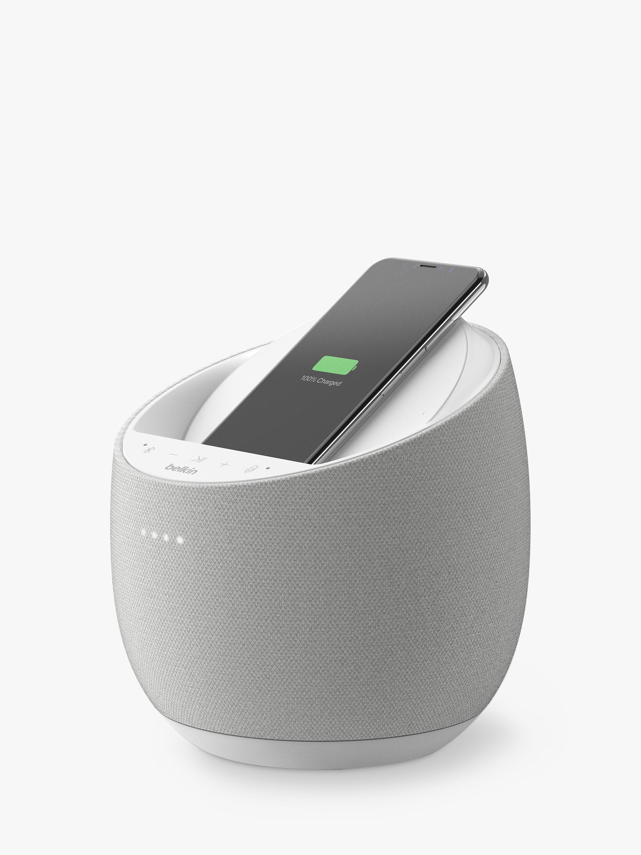 Belkin Soundform Elite Smart Speaker with Google Assistant & Qi Wireless Charging