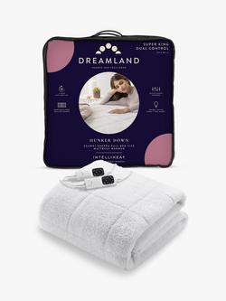 Dreamland Sherpa Electric Underblanket, White, White