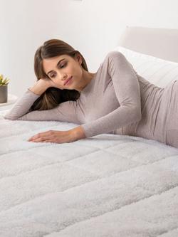 Dreamland Sherpa Electric Underblanket, White - view 2, White