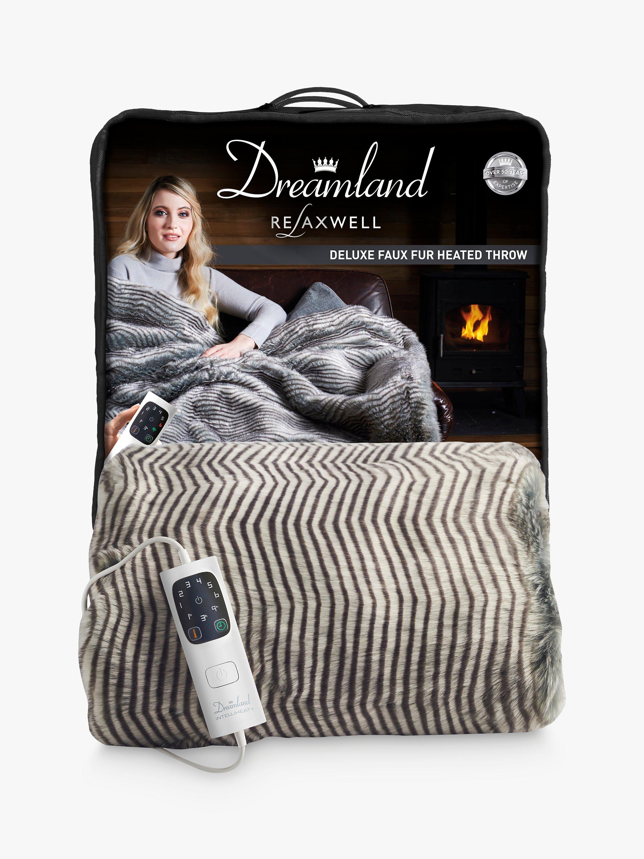 Dreamland zebra electric throw sale