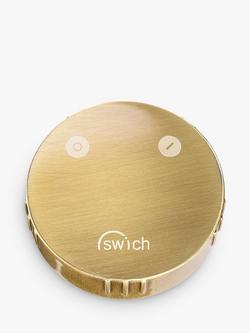 Abode Swich Round GAC Soft Water Filter Tap Converter, Brushed Brass