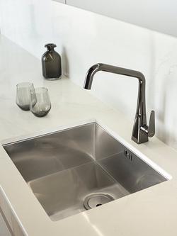 Abode Coniq S Single Lever Kitchen Mixer Tap - view 2, Black Nickel