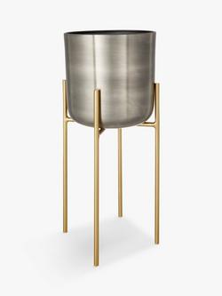 Design Project by John Lewis No.160 Pot, Medium, Metallic