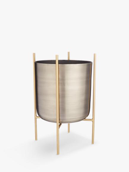 Design Project by John Lewis No.160 Pot, Large, Metallic