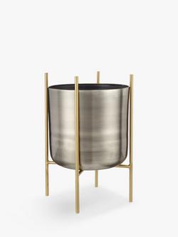 Design Project by John Lewis No.160 Pot, Large - view 2, Metallic