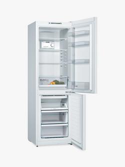 Bosch Series 2 KGN36NWEAG Freestanding 60/40 Fridge Freezer, White - view 2, White
