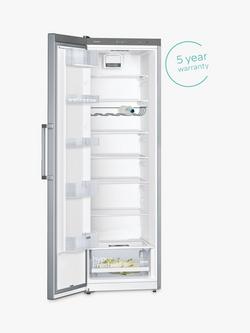 Siemens iQ300 KS36VVIEPG Freestanding Fridge, Stainless Steel Effect - view 2, Stainless Steel Effect