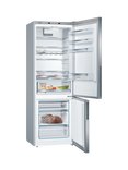 Bosch Series 6 KGE49AICAG Freestanding 70/30 Fridge Freezer, Stainless Steel