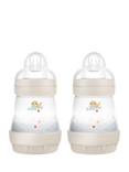 MAM Easy Start Anti-Colic Self-Sterilising Baby Bottle, Pack of 2, 160ml, Assorted