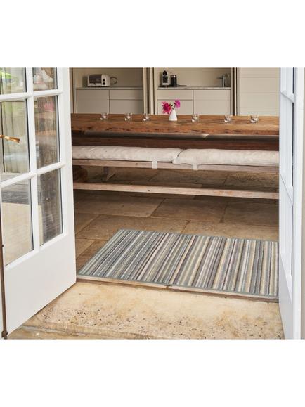 Turtle Mat Stripe Runner Door Mat - view 2, Sandstone