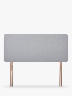 John Lewis Sonning Upholstered Headboard, King Size, Cotton Effect Grey