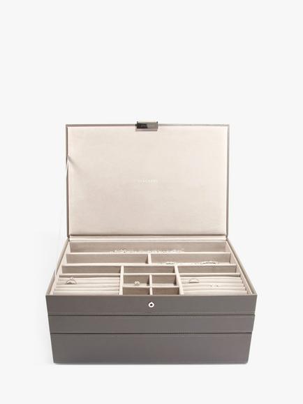 Stackers Supersize Jewellery Box, Mink, Mink