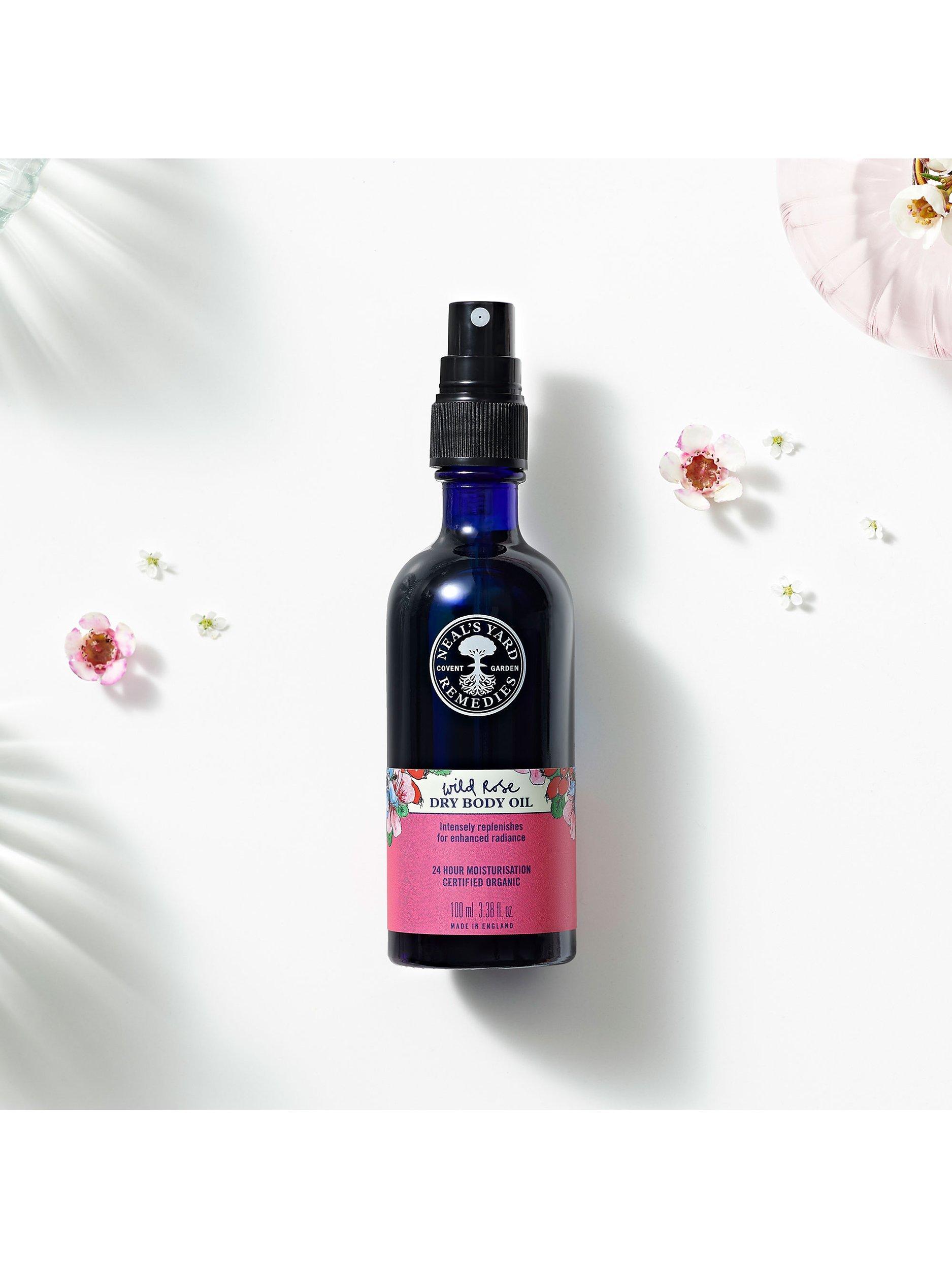 Product image 2 of 5, which shows Neal's Yard Remedies Wild Rose Dry Body Oil, 100ml