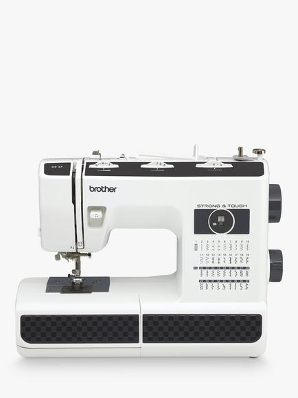Brother HF37 Strong and Tough Sewing Machine, White, White