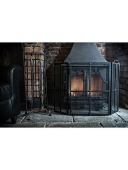 Ivyline Surround Firescreen, Black