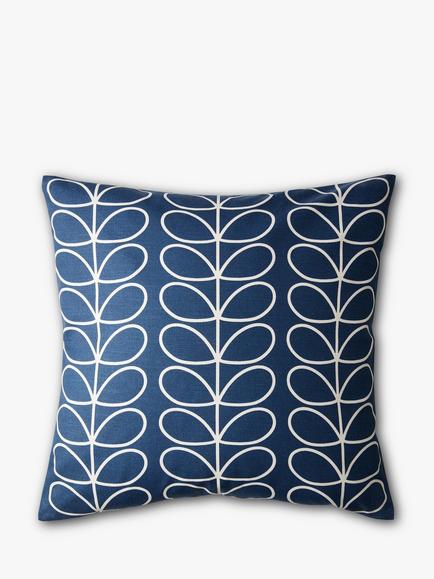 Orla Kiely Linear Stem Cushion, Whale